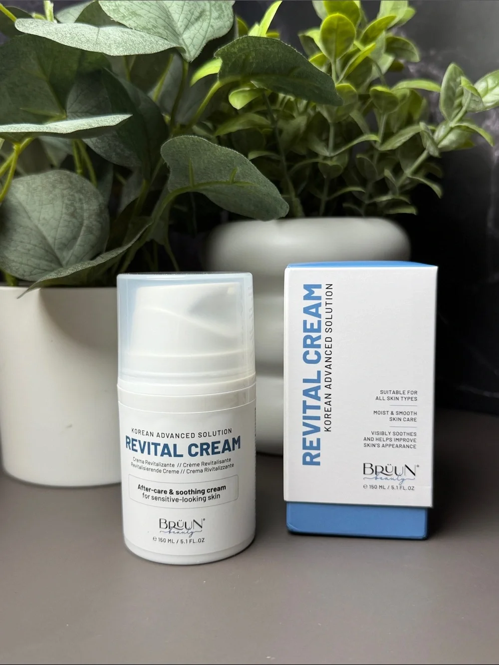 Revital Cream Moisturizer — White/Blue Soothing Hydration